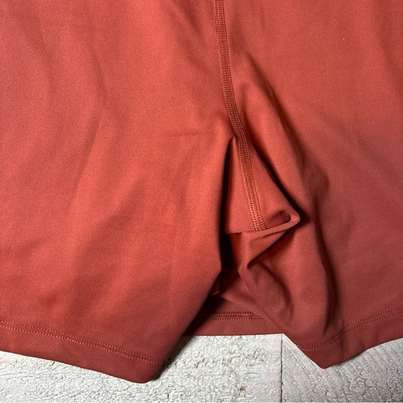 Old Navy Active Powersoft Skort Extra High Rise Go Dry Copper Red Womens Plus 3X - Picture 15 of 16